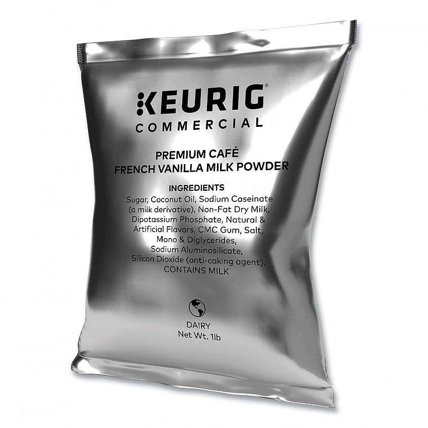 Premium Cafe Powders, Vanilla, 1 lb Bag, 12/Carton (9794)
