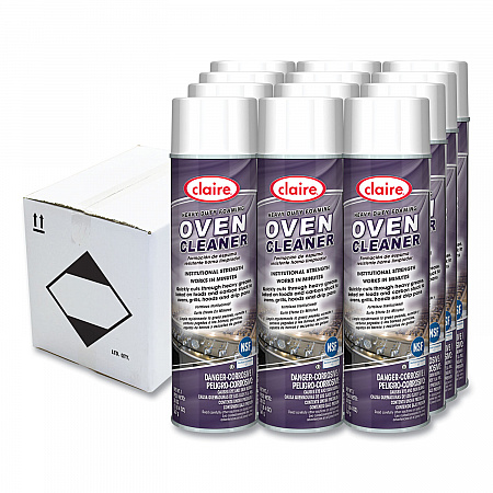 Heavy Duty Foaming Oven Cleaner, 20 oz Aerosol Spray, 12/Carton (824)