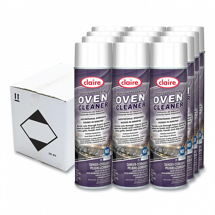 Heavy Duty Foaming Oven Cleaner, 20 oz Aerosol Spray, 12/Carton (824)