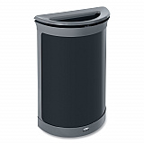 ENHANCE Series Waste Receptacle, 11.5 gal, Metal, Umbra Gray/Pearl Gray (2172845)