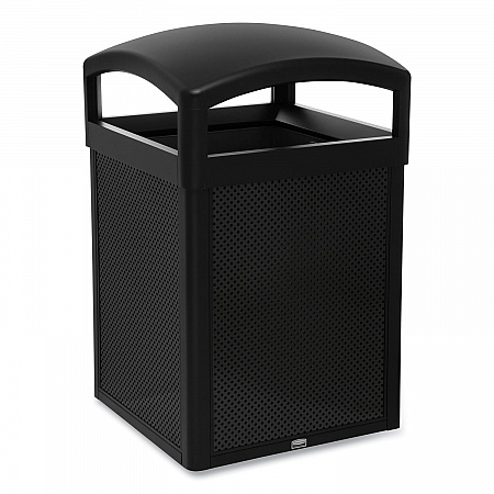 TAILOR Decorative Outdoor Waste Receptacle Frames, 41 gal, Metal, Black (2182672)