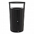 RESIST Round Waste Container, 33 gal, Metal, Black (2185041)