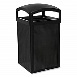 TAILOR Decorative Outdoor Waste Receptacle Frames, 51 gal, Metal, Black (2182678)