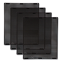 Medium General Purpose Perforated Panels for Tailor and Landmark Series Containers, 20.72" x 0.5" x 27.95", Black, 4/Carton (2182610)