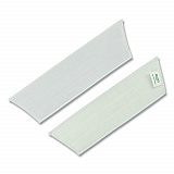 Excella Finishing Pad, Microfiber, 26", White, 5/Pack (EF60F)