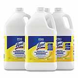 Disinfectant Deodorizing Cleaner Concentrate, Lemon Scent, 128 oz Bottle, 4/Carton (99985CT)