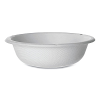 Vanguard Renewable and Compostable Sugarcane Bowls, 6 oz, White, 1,800/Carton (EPBL6NFA)