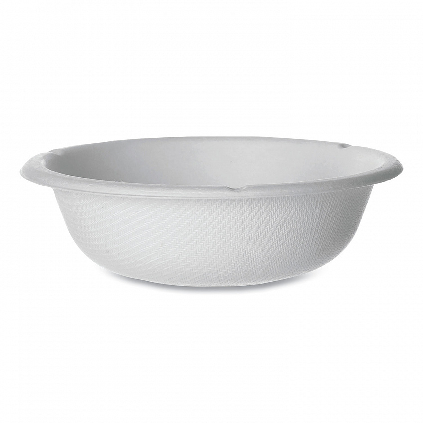 Vanguard Renewable and Compostable Sugarcane Bowls, 6 oz, White, 1,800/Carton (EPBL6NFA)