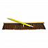 Palmyra Push Broom Kit, 24 x 64, Palmyra Bristles, Metal Handle, Yellow/Brown (20124KIT)