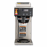 AXIOM DV-3 12-Cup Dual-Voltage Coffee Brewer with 3 Warmers, Silver/Black (387000008)