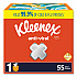 Anti-Viral Facial Tissue, 3-Ply, White, 55 Sheets/Box, 27 Boxes/Carton (54505)