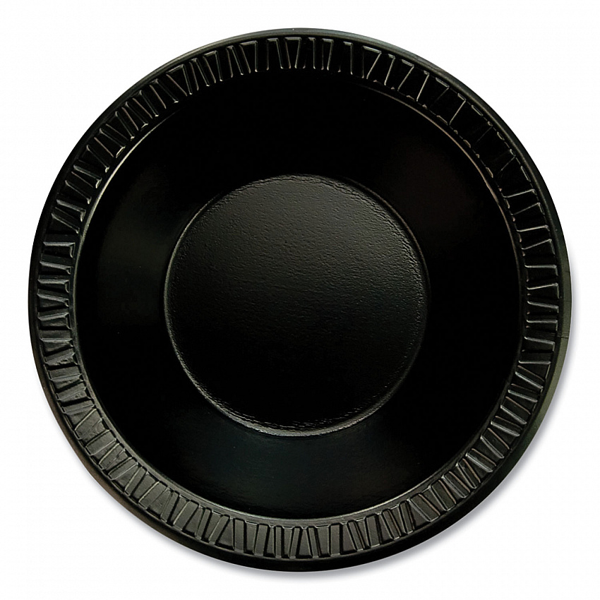 Quiet Classic Laminated Foam Dinnerware, Bowl, 12 oz, Black, 1,000/Carton (12BWBQR)