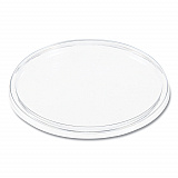 Plastic Lids for Foam Cups, Bowls and Containers, Flat, Not Vented, Fits 6 oz to 32 oz, Clear, 100/Sleeve, 10 Sleeves/Carton (20CLR)