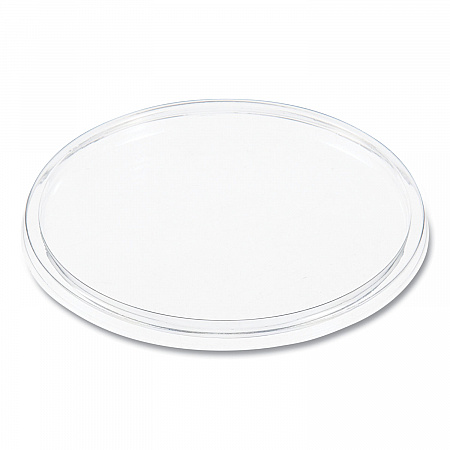 Plastic Lids for Foam Cups, Bowls and Containers, Flat, Not Vented, Fits 6 oz to 32 oz, Clear, 100/Sleeve, 10 Sleeves/Carton (20CLR)