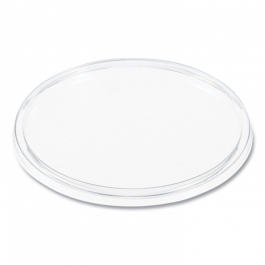 Plastic Lids for Foam Cups, Bowls and Containers, Flat, Not Vented, Fits 6 oz to 32 oz, Clear, 100/Sleeve, 10 Sleeves/Carton (20CLR)