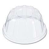 Dome-Top Sundae/Cold Cup Lids, High Dome, Fits 5 oz to 32 oz Cold Cups, Plastic, Clear, 50/Pack, 20 Packs/Carton (20HDLC)