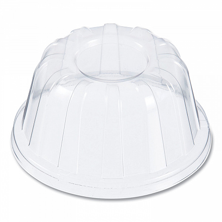 Dome-Top Sundae/Cold Cup Lids, High Dome, Fits 5 oz to 32 oz Cold Cups, Plastic, Clear, 50/Pack, 20 Packs/Carton (20HDLC)
