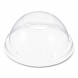 Cappuccino Dome Sipper Lids, Fits 30 oz to 32 oz Hot Cups, Plastic, Clear, 50/Pack, 20 Packs/Carton (20LCDH)