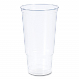 Conex ClearPro Plastic Cold Cups, 32 oz, Clear, 25/Bag, 20 Bags/Carton (32P)