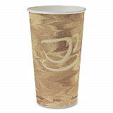 Single Sided Poly Paper Hot Cups, 20 oz, Mistique Design, 40/Bag, 15 Bags/Carton (420MS)