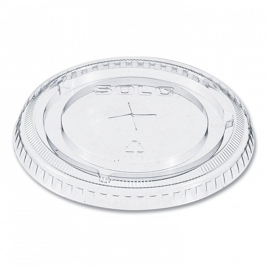 Straw-Slot Cold Cup Lids, Fits 9 oz to 20 oz Cold Cups, Plastic, Clear, 100/Sleeve, 10 Sleeves/Carton (662TSCT)