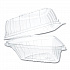 Showtime Clear Hinged Containers, Pie Wedge, 6.67 oz, 6.1 x 5.6 x 3, Clear, Plastic, 125/Pack, 2 Packs/Carton (C54HT1)