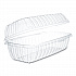 Showtime Clear Hinged Containers, Hoagie Container, 29.9 oz, 5.1 x 9.9 x 3.5, Clear, Plastic, 100/Bag, 2 Bags/Carton (C99HT1)