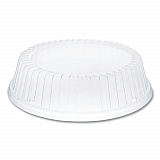 Dome Covers for Dinnerware, For 9" Foam Plates, Clear, Plastic, 125/Bag, 4 Bags/Carton (CL9P)