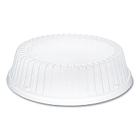 Dome Covers for Dinnerware, For 9" Foam Plates, Clear, Plastic, 125/Bag, 4 Bags/Carton (CL9P)