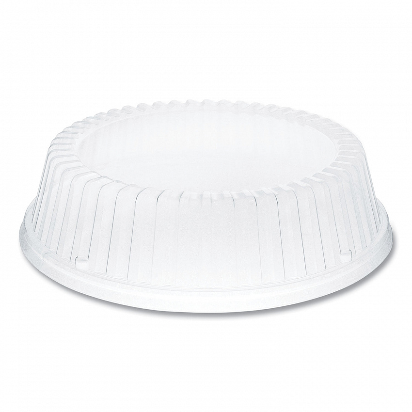 Dome Covers for Dinnerware, For 9" Foam Plates, Clear, Plastic, 125/Bag, 4 Bags/Carton (CL9P)