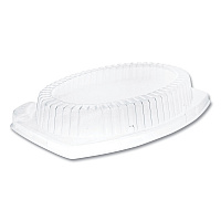 Dome Covers for Dinnerware, Clear, Plastic, 125/Bag, 4 Bags/Carton (CL9PR)