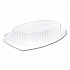 Dome Covers for Dinnerware, Clear, Plastic, 125/Bag, 4 Bags/Carton (CL9PR)