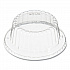 Flat-Top Dome PET Plastic Lids, For 6 oz to 10 oz Containers, 3.96