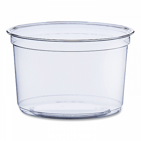 Bare Eco-Forward RPET Deli Containers, ProPlanet Seal, 16 oz, 4.6
