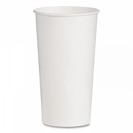 Double-Sided Poly (DSP) Paper Cold Cups, 21 oz, White, 1,000/Carton (RNP21P2050)