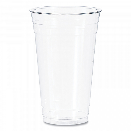 Ultra Clear PETE Cold Cups, 24 oz, Plastic, Clear, 50/Sleeve, 12 Sleeves/Carton (TD24)