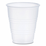 High-Impact Polystyrene Cold Cups, 5 oz, Plastic, Translucent, 100/Pack (Y5PK)