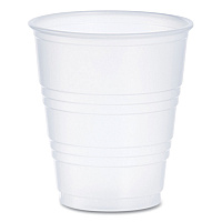 High-Impact Polystyrene Cold Cups, 5 oz, Plastic, Translucent, 100/Pack (Y5PK)