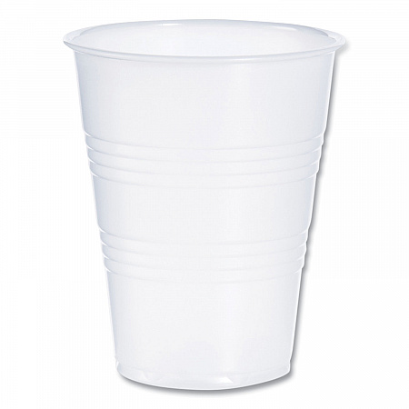High-Impact Polystyrene Cold Cups, 9 oz, Plastic, Translucent, 100/Sleeve, 25 Sleeves/Carton (Y9CT)