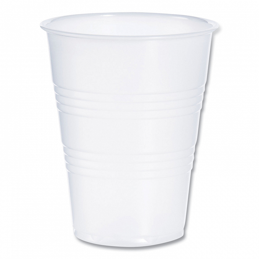 High-Impact Polystyrene Cold Cups, 9 oz, Plastic, Translucent, 100/Sleeve, 25 Sleeves/Carton (Y9CT)