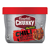 Chunky Firehouse Hot and Spicy Chili with Beans, 15.25 oz, 8/Carton (35100013)