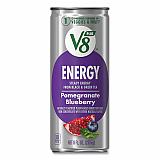 V8 Plus ENERGY, Pomegranate Blueberry, 8 oz Can, 24/Carton (35100014)