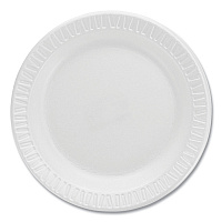 Quiet Classic Laminated Foam Dinnerware Plates, 6" dia, White, 125/Pack, 8 Packs/Carton (6PWQR)