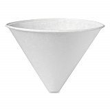 Bare Eco-Forward Treated Paper Funnel Cups, ProPlanet Seal, 6 oz, White, 250/Bag, 10/Carton (6SRX)