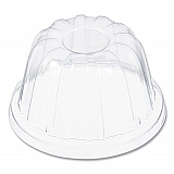 Dome-Top Sundae/Cold Cup Lids, Fits 6 oz/8 oz/12 oz Cold Cups, Plastic, Clear, 50/Pack, 20 Packs/Carton (12HDLC)