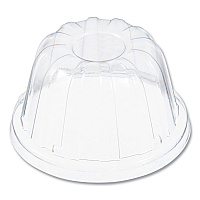 Dome-Top Sundae/Cold Cup Lids, Fits 6 oz/8 oz/12 oz Cold Cups, Plastic, Clear, 50/Pack, 20 Packs/Carton (12HDLC)