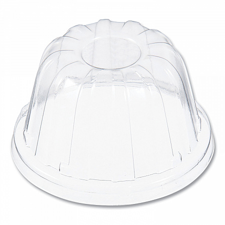 Dome-Top Sundae/Cold Cup Lids, Fits 6 oz/8 oz/12 oz Cold Cups, Plastic, Clear, 50/Pack, 20 Packs/Carton (12HDLC)