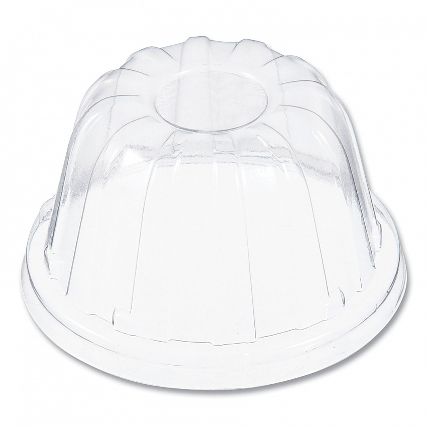 Dome-Top Sundae/Cold Cup Lids, Fits 6 oz/8 oz/12 oz Cold Cups, Plastic, Clear, 50/Pack, 20 Packs/Carton (12HDLC)