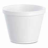 Food Containers, 12 oz, White, Foam, 25/Bag, 20 Bags/Carton (12SJ20)