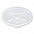 Lift n' Lock Plastic Hot Cup Lids With Straw Slot, Fits 12 oz to 24 oz Hot Cups, Plastic, Translucent, 100/Pack, 10 Packs/CT (16FTLS)